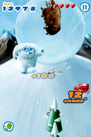 Flash ���� Snowball Run �������� 3