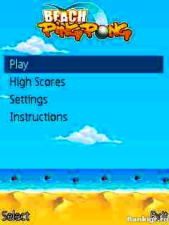 Flash ���� Beach ping pong 3d �������� 2