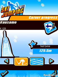 Flash ���� ������ c ��������� 2011 3D (Ski Jumping 2011 3D) ��������� �������� 2