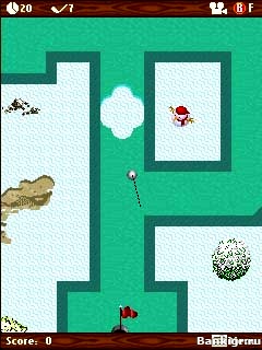 Flash ���� ����-�����: ����  (Mini Golf Winter) �������� 3