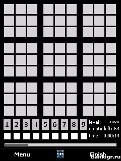 Flash ���� Sudoku Mobile v0.7 ������ �������� 3