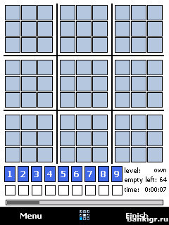 Flash ���� Sudoku Mobile v0.7 ������ �������� 4
