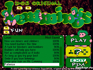 Flash  Pocket Lemmings  3